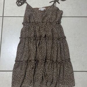 Cheetah print Summer Dress Small